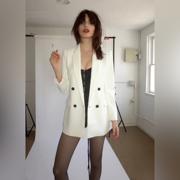 L’ecole Des Femmes Double Breasted Jacket - Picture 2 of 8